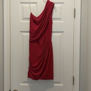 One shoulder Grecian styled dress